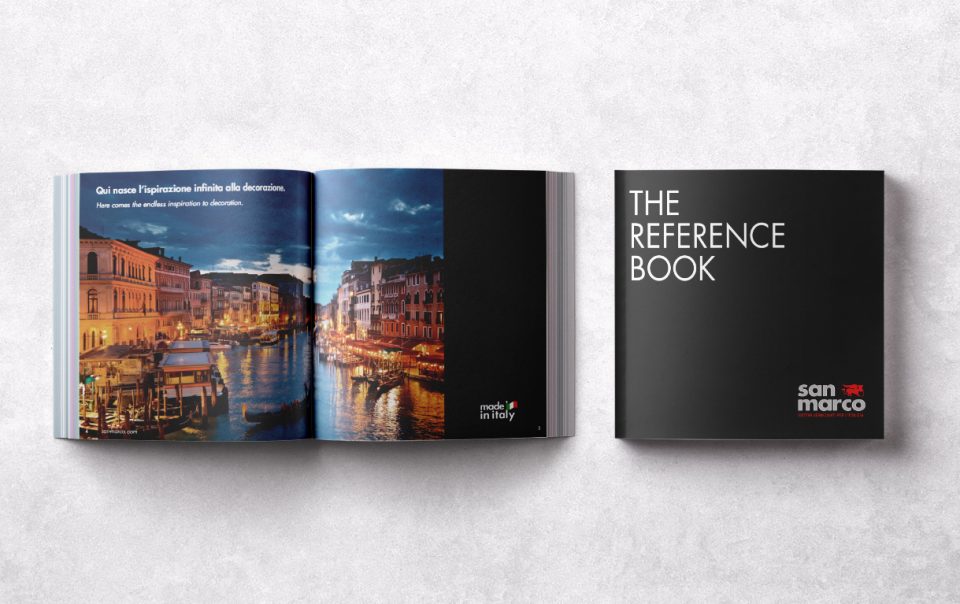 reference book per colorificio san marco