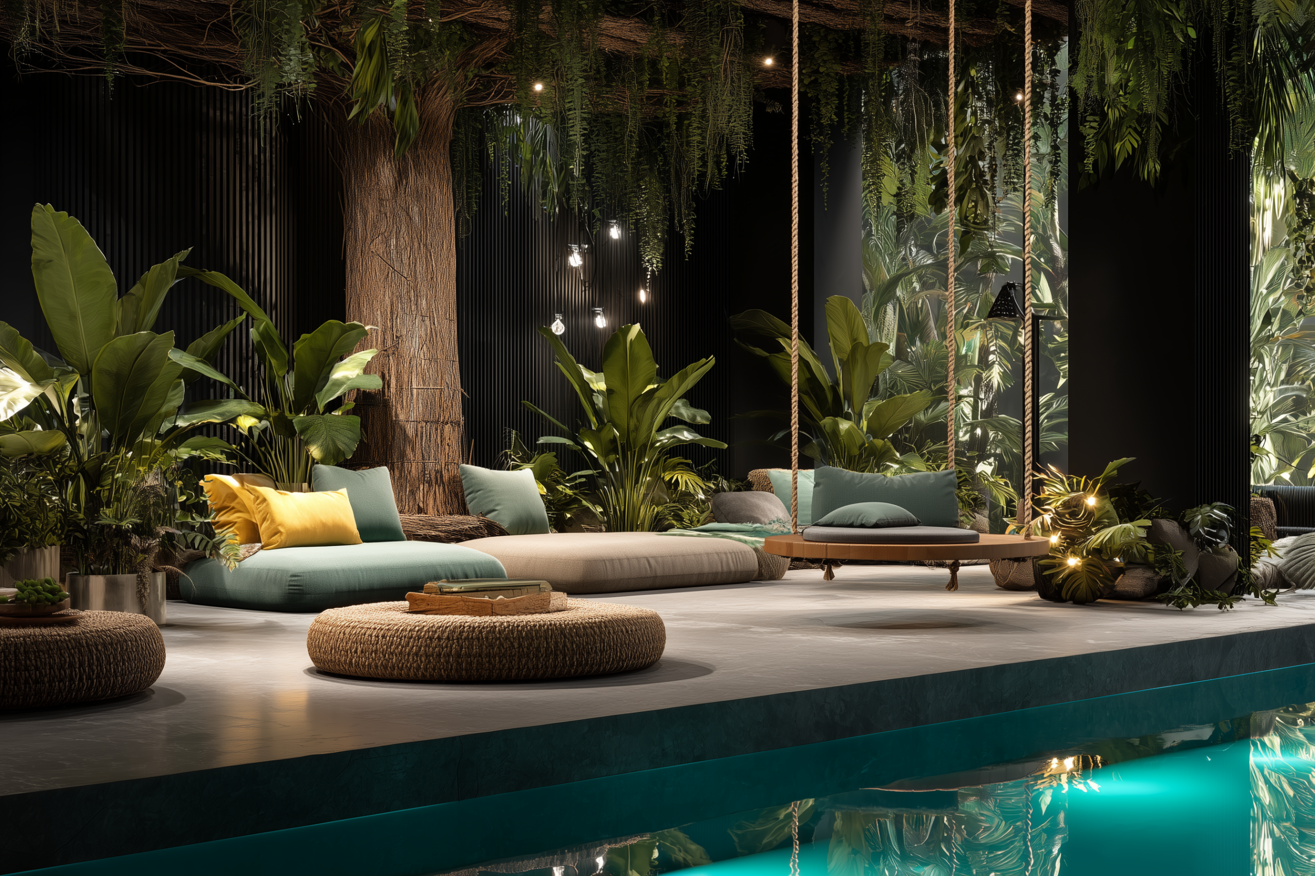 Area wellness all'interno dello Showroom Outdoor.