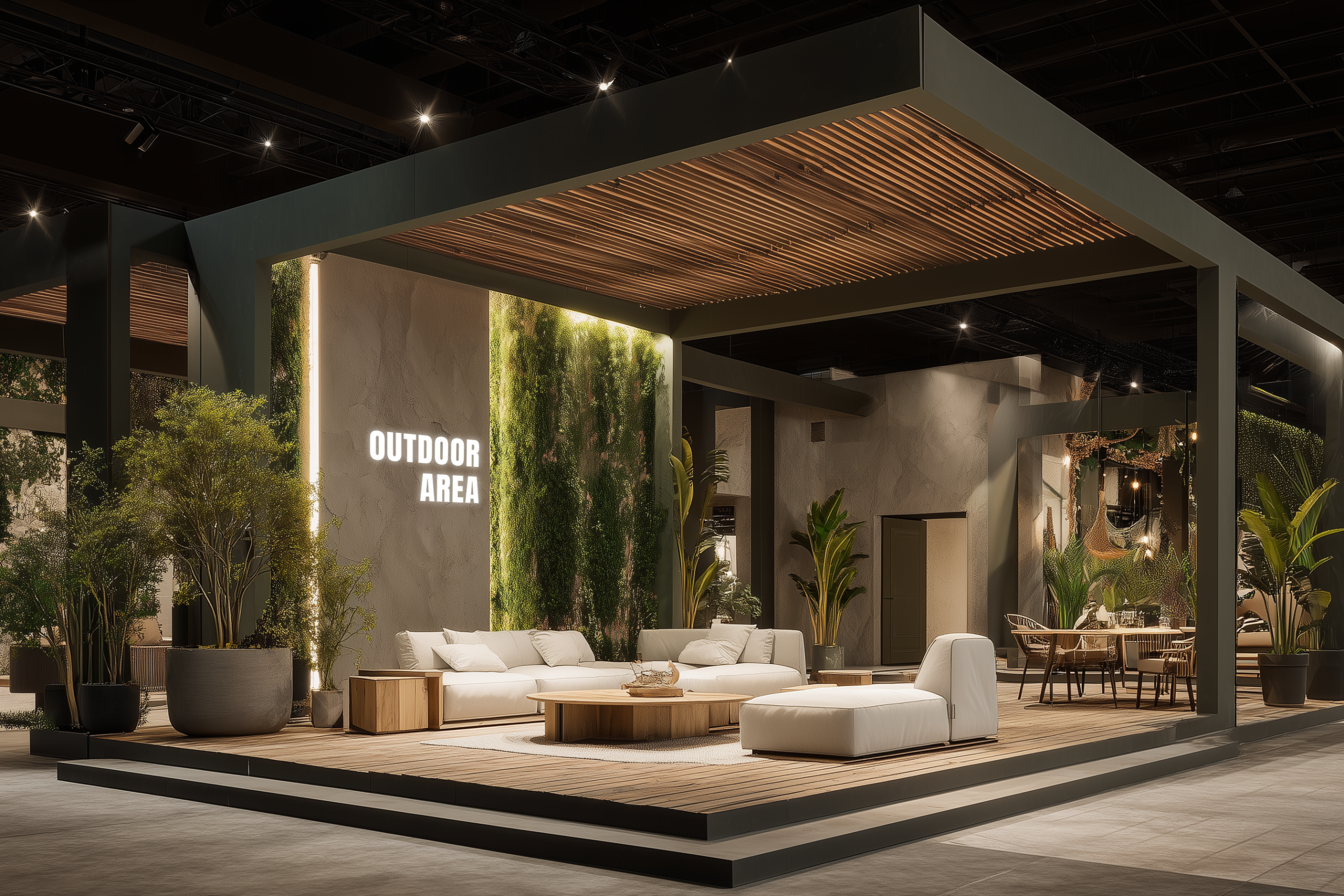 Area suggestiva all'interno di uno Showroom Outdoor.